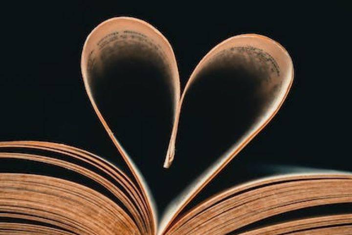 Pages Folded into Heart
