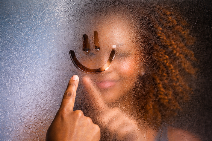 Question Mark on Mirror